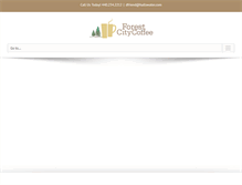 Tablet Screenshot of forestcitycoffee.com